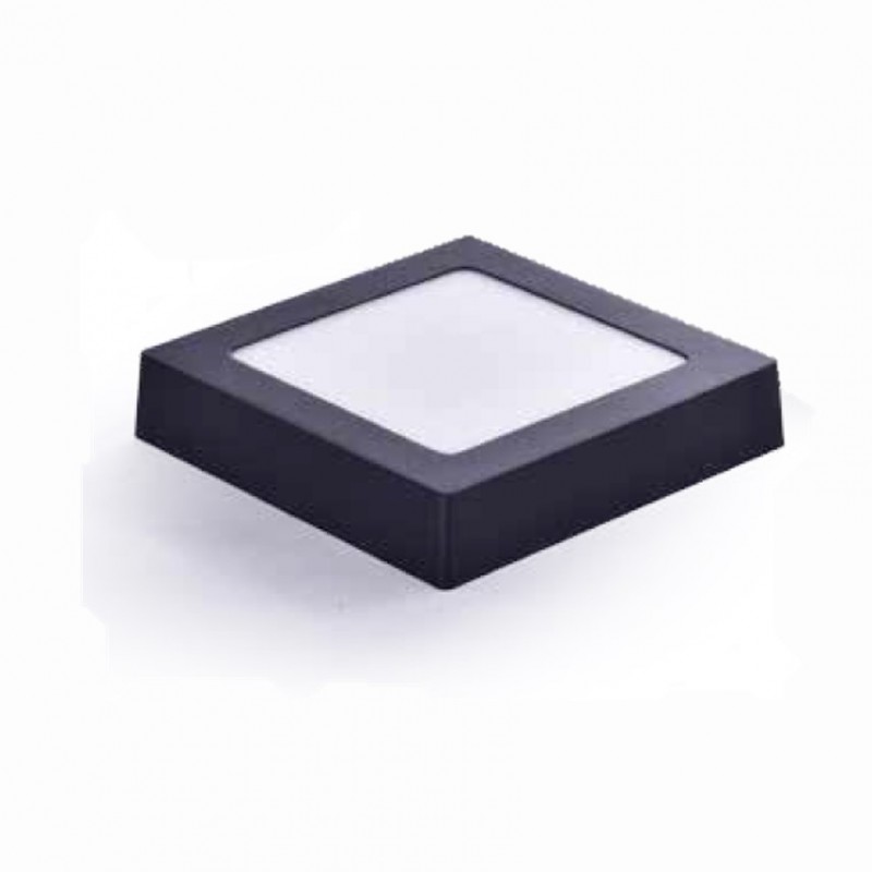 Ceiling Light Square Black White